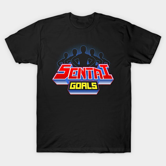 Sentai Goals T-Shirt by ClayGrahamArt